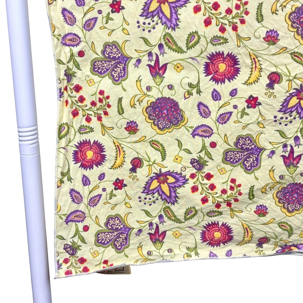Vent du Sud French Provencal Tablecloth 54x78 Rectangle Yellow Mediterranean